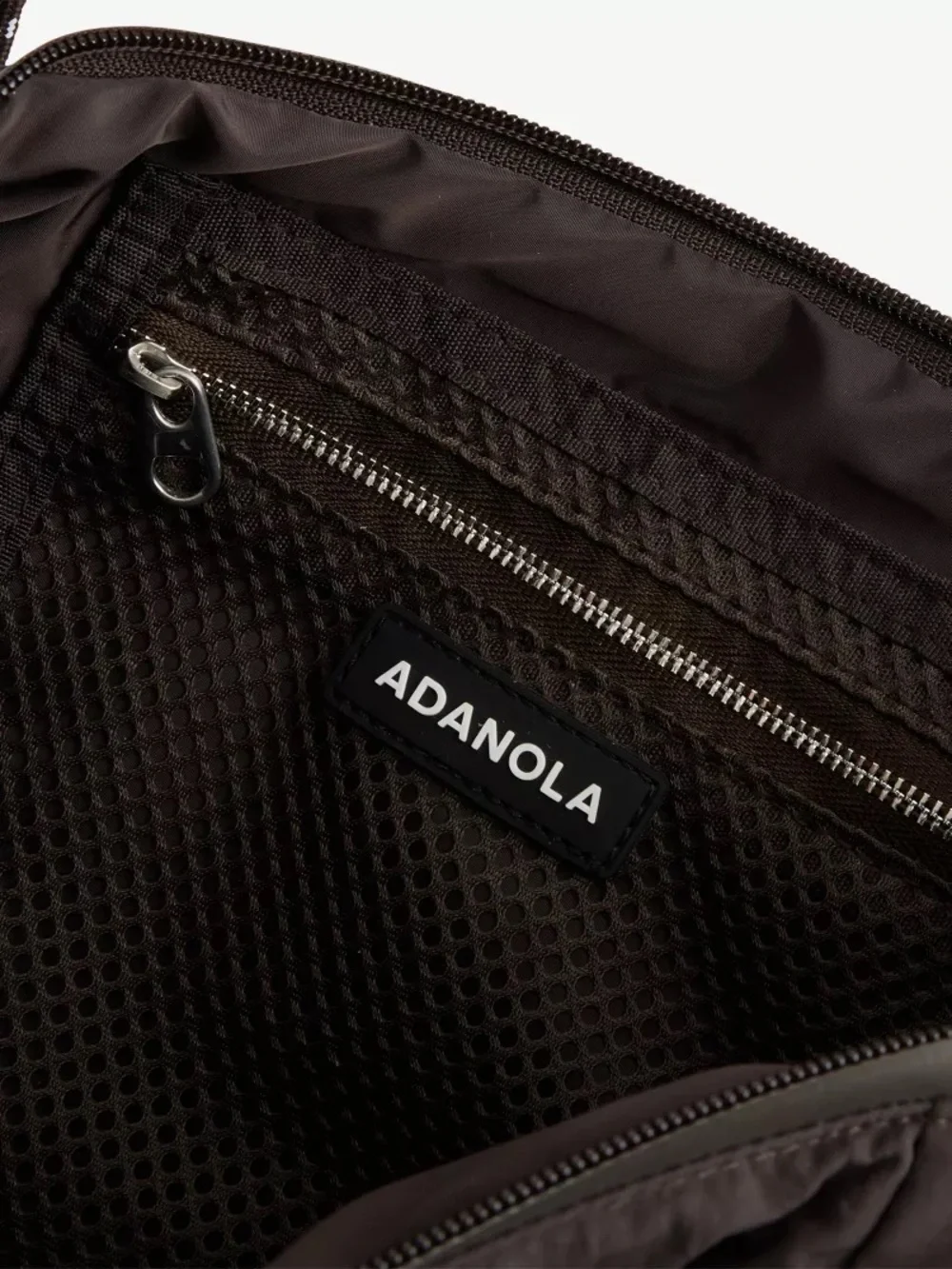 Adanola Black Drawcord Shoulder Bag - Picture 6 of 6